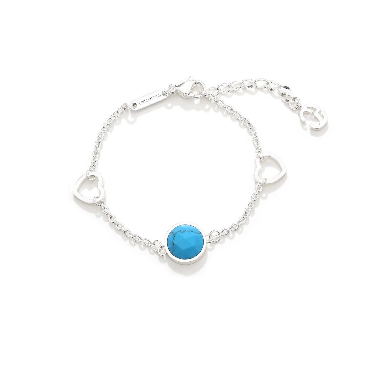 Selene Birthstone Silver Bracelet