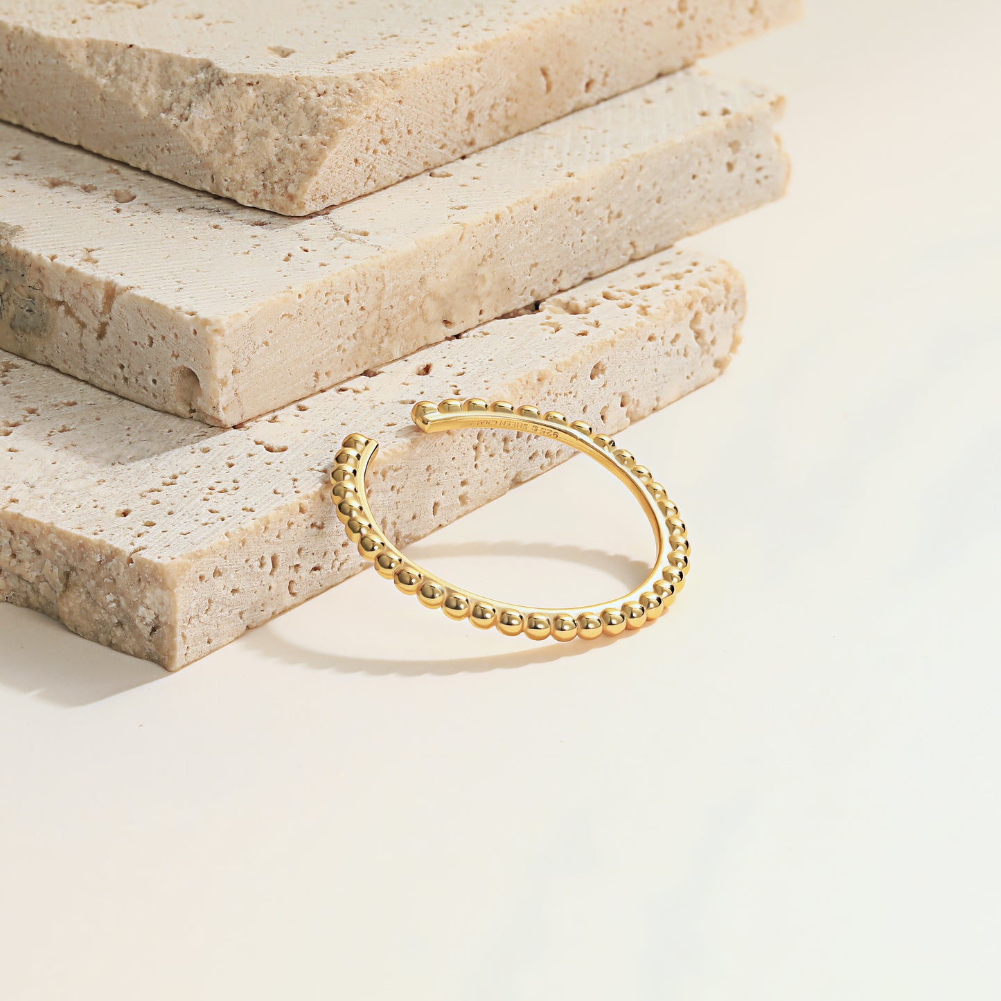 Thin Beaded Ring