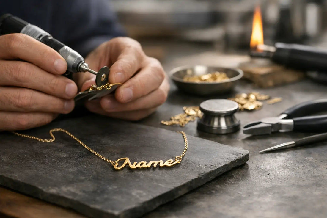 How Are Custom Name Necklaces Made?