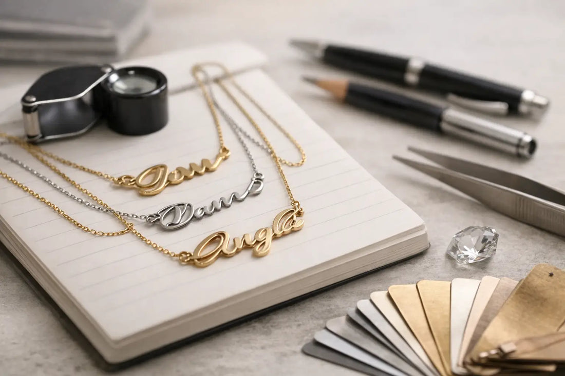 How to Choose Name Necklace Font Well