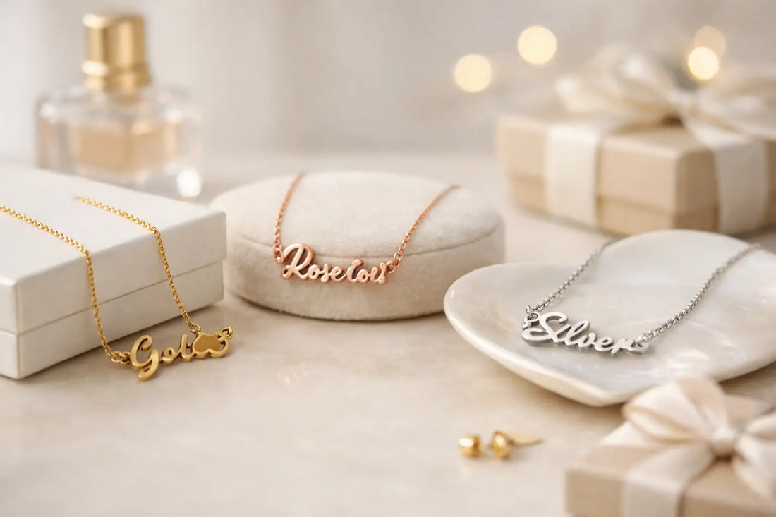 Custom Name Necklace Style and Gift Guide