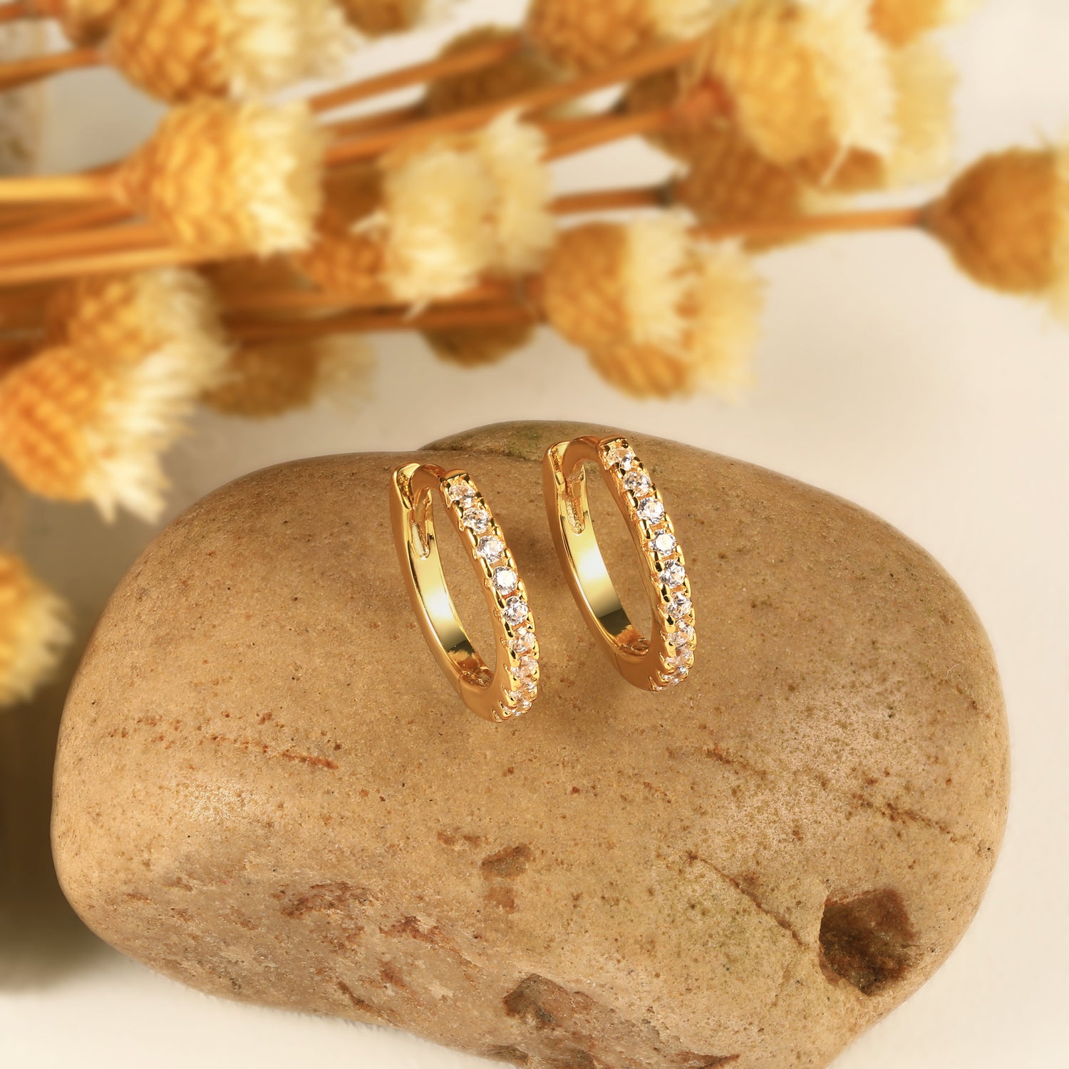 Mini Diamond Sprinkle Huggies