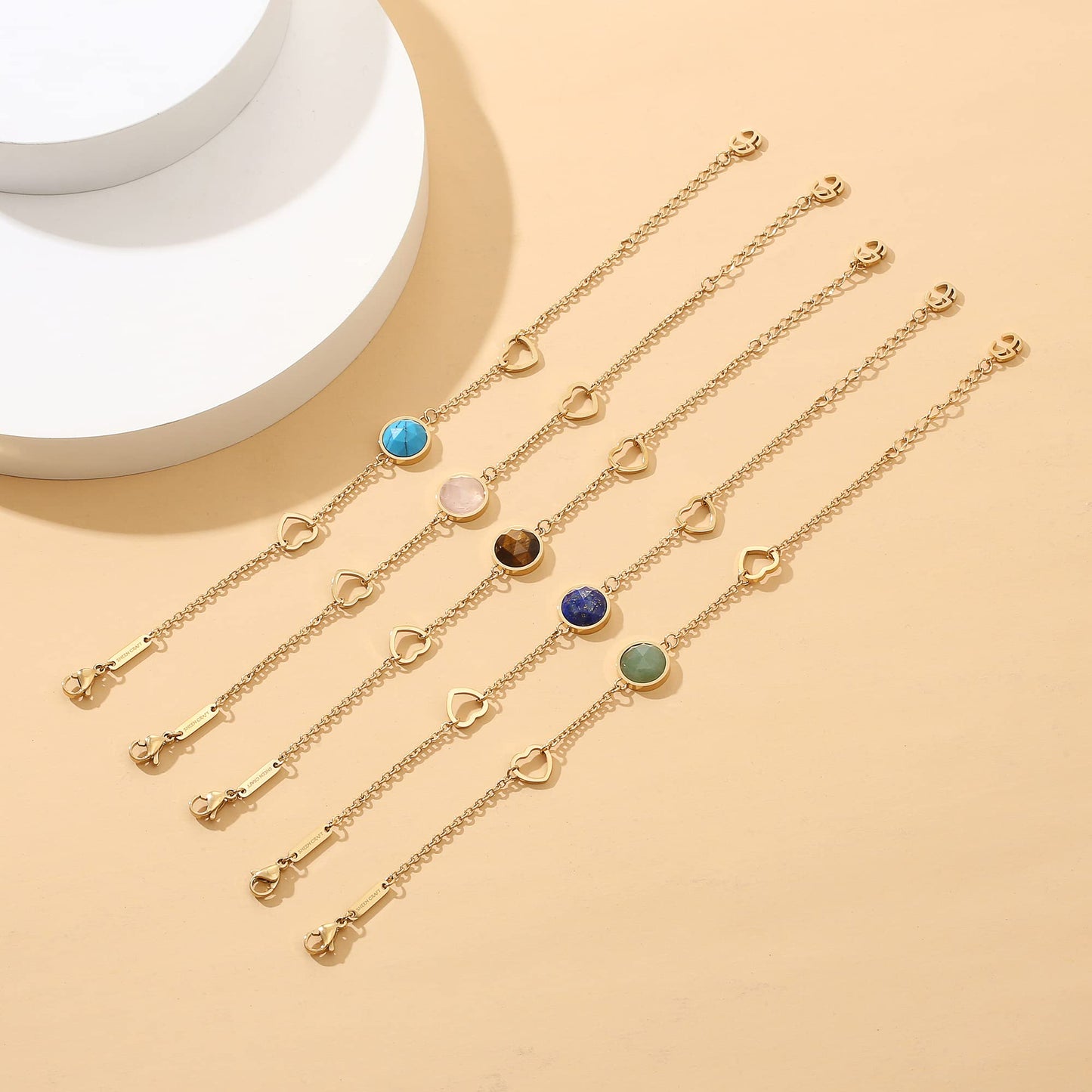 Selene Birthstone 14K Gold Bracelet