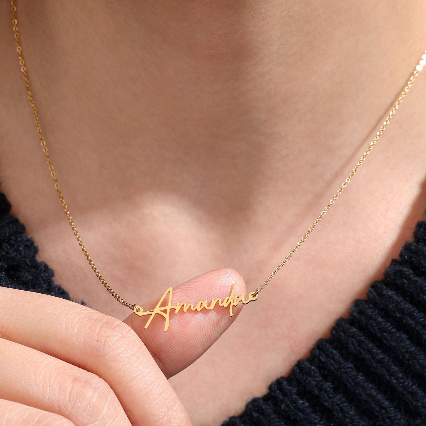 Natural Name Necklace