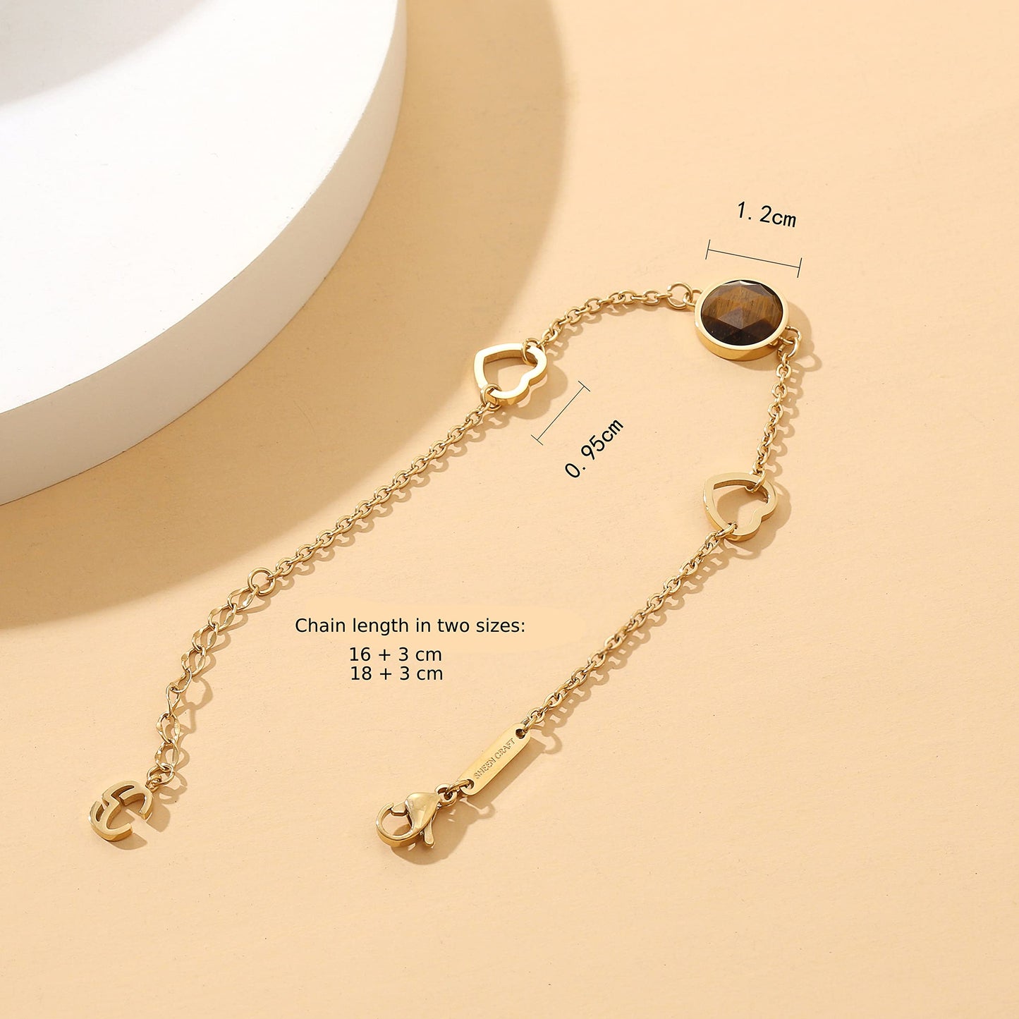Selene Birthstone 14K Gold Bracelet