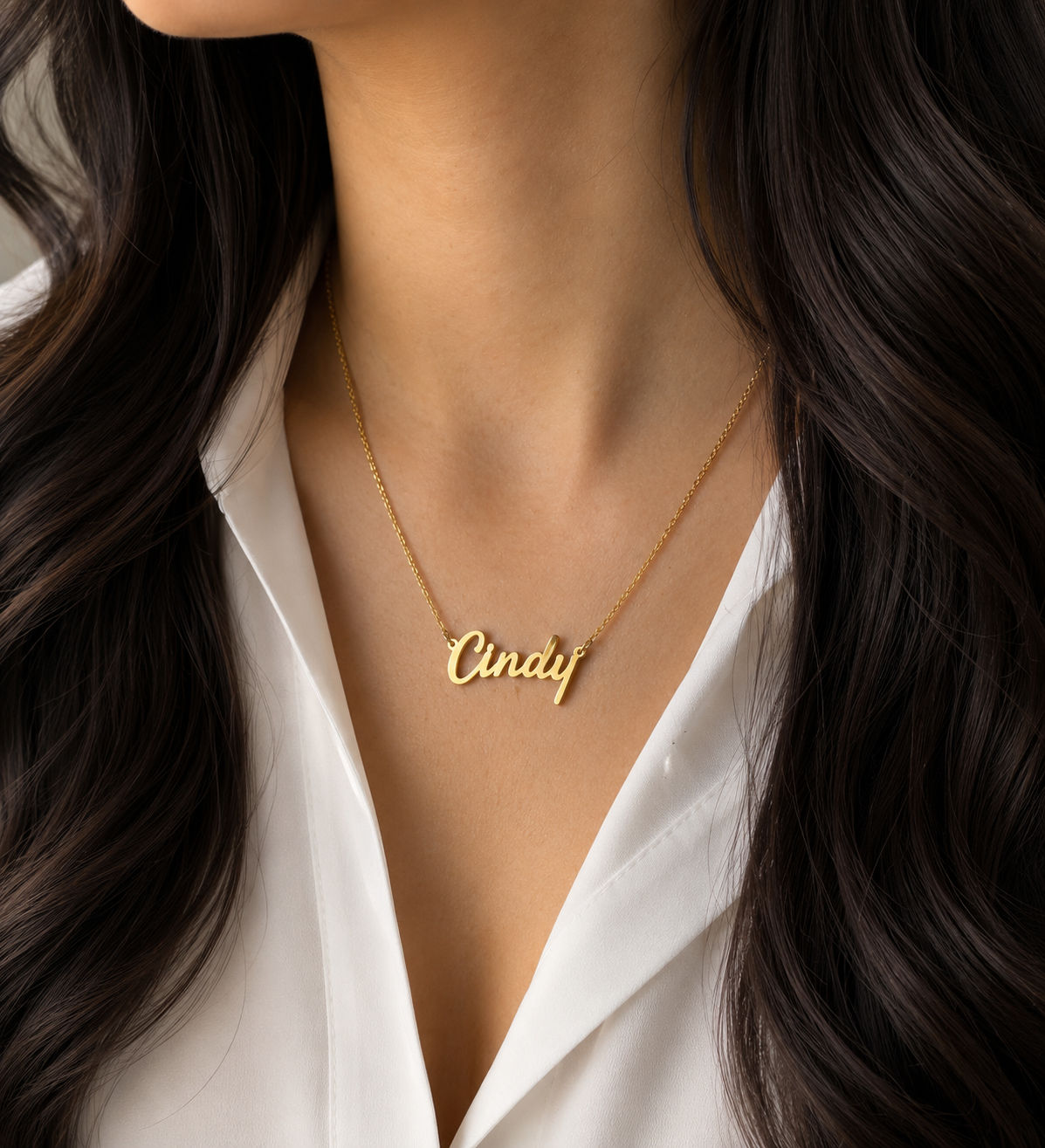 Personalized Name Necklace | 18K Gold or Sterling Silver