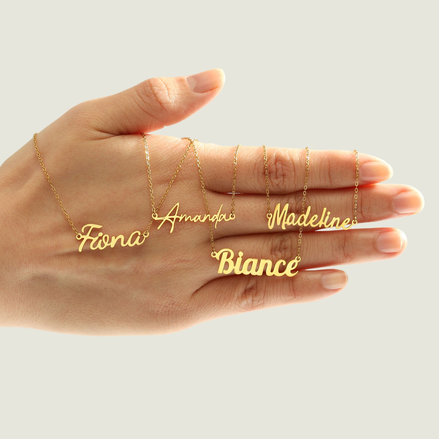 Natural Name Necklace