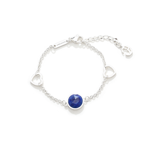 Selene Birthstone Silver Bracelet