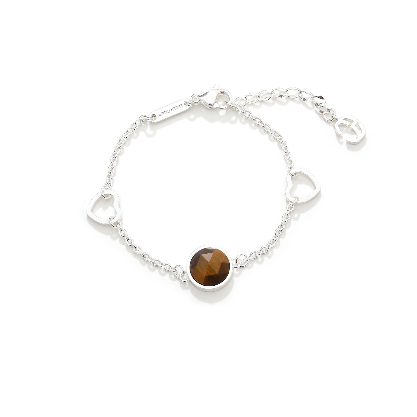 Selene Birthstone Silver Bracelet