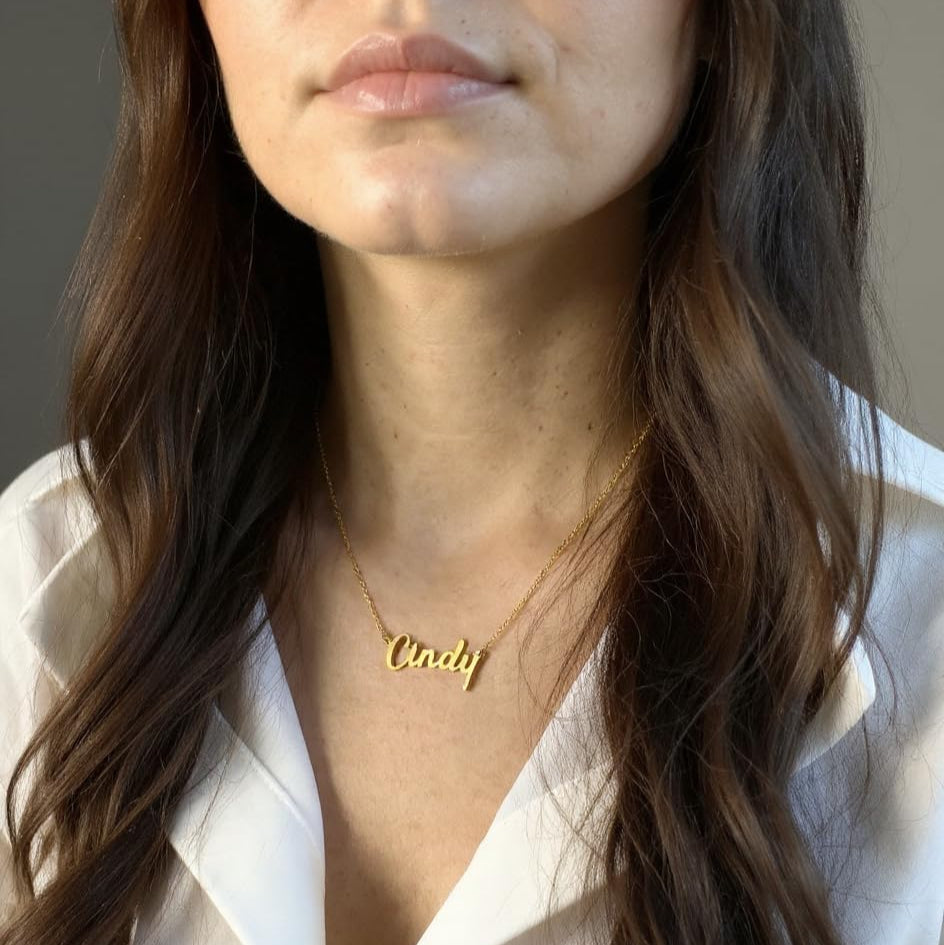 Natural Name Necklace