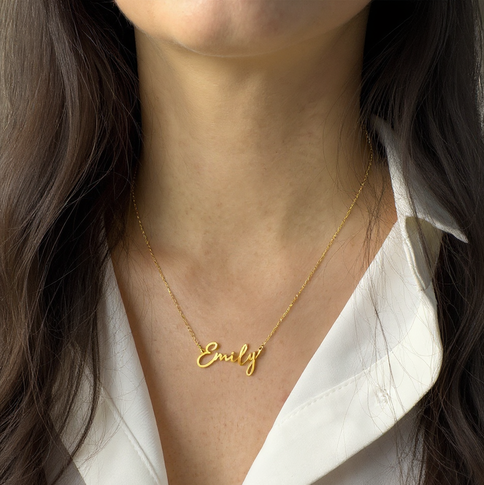 Natural Name Necklace